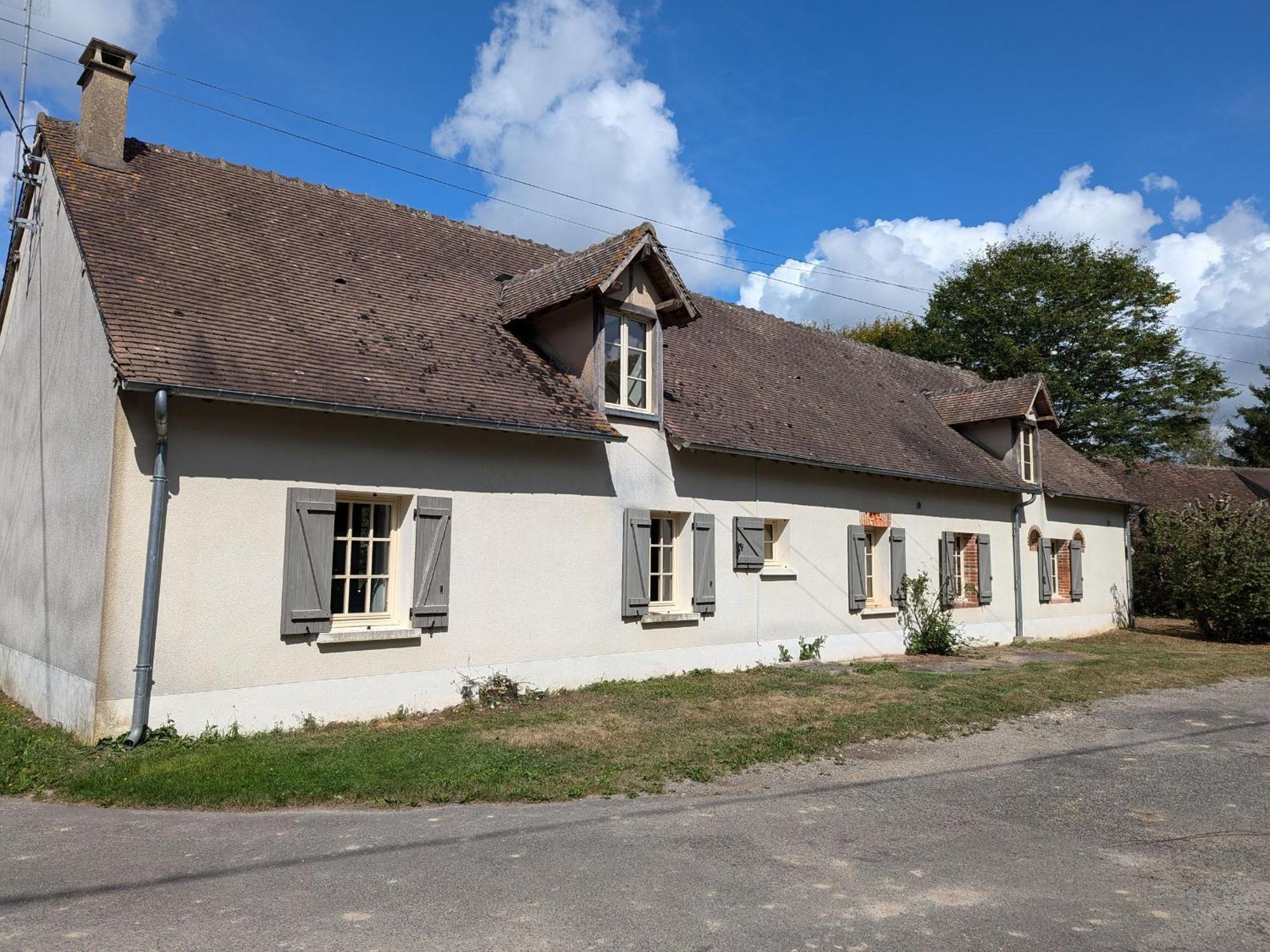 Ferme Renovee En Sologne Avec Cheminee, Fibre Et Jardin, Proche De Gien Et Sancerre - Fr-1-590-81 Villa Coullons Exterior photo